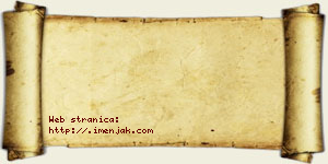 Anđela Michaud vizit kartica